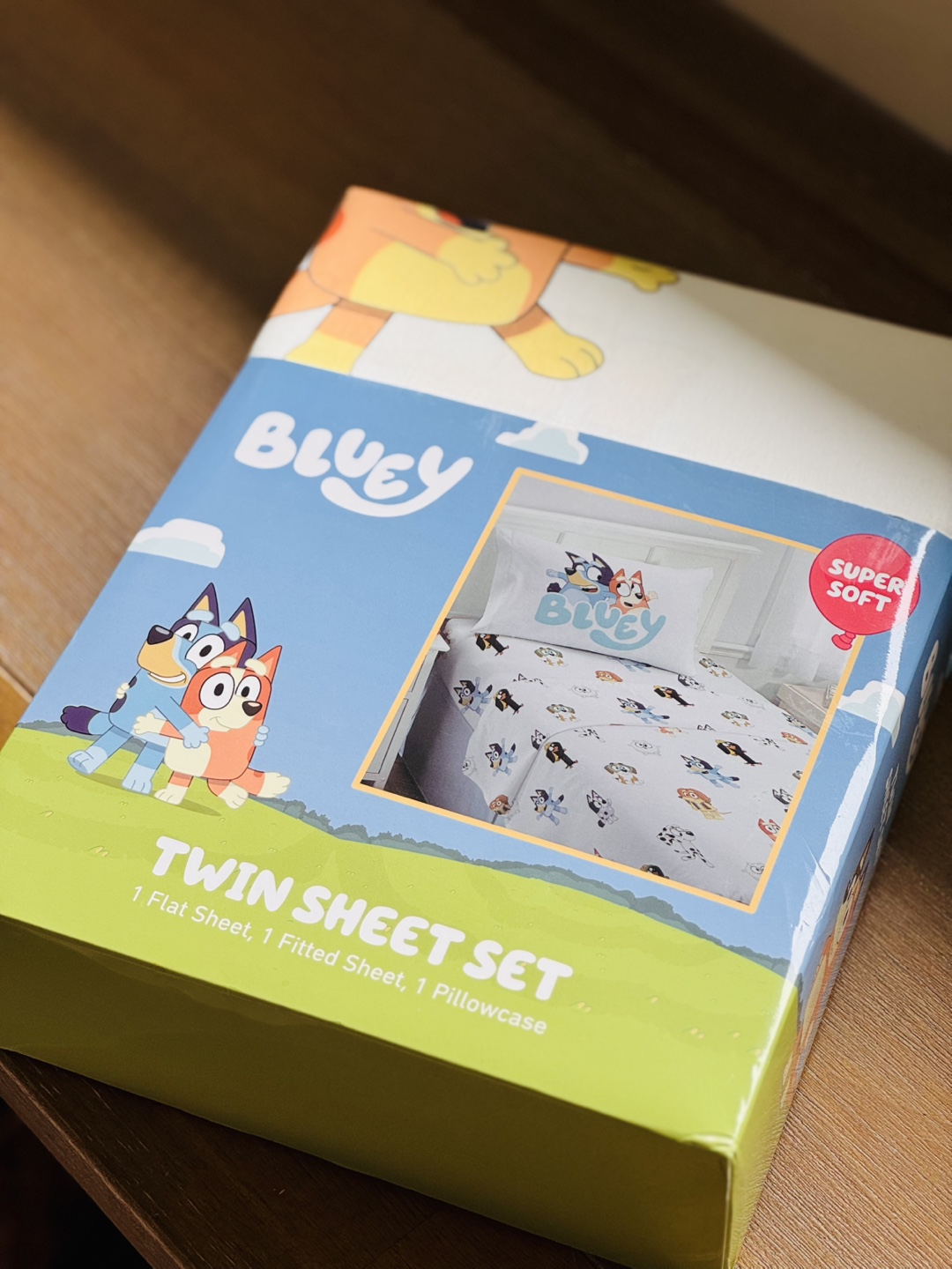 Brand New Bluey Twin Sheet Set – Still in Packaging!