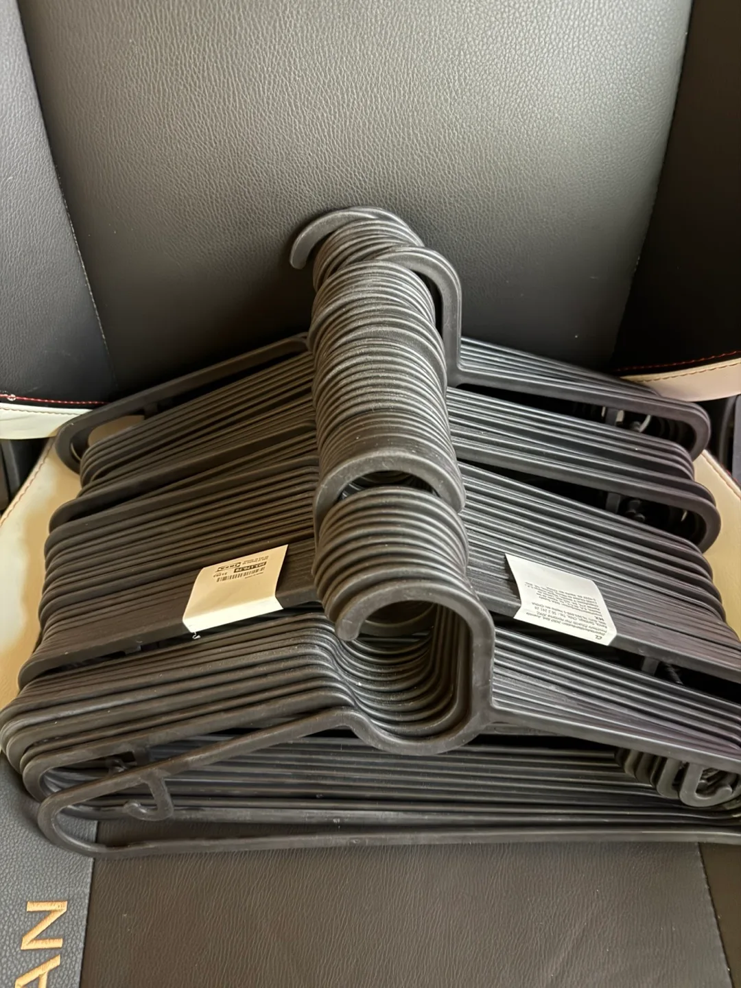 IKEA Black Plastic Hangers (Bulk) thumbnail