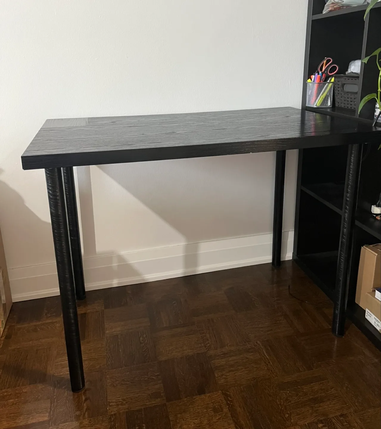 Black Ikea desk. Pickup Wednesday 5-7 pm thumbnail