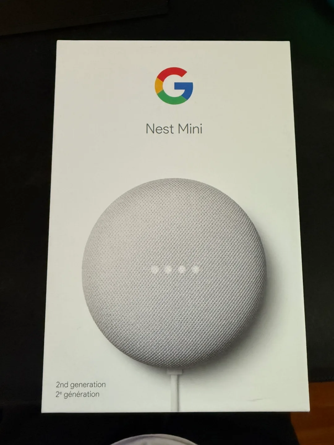 Google Nest Mini (2nd Gen) - Chalk thumbnail