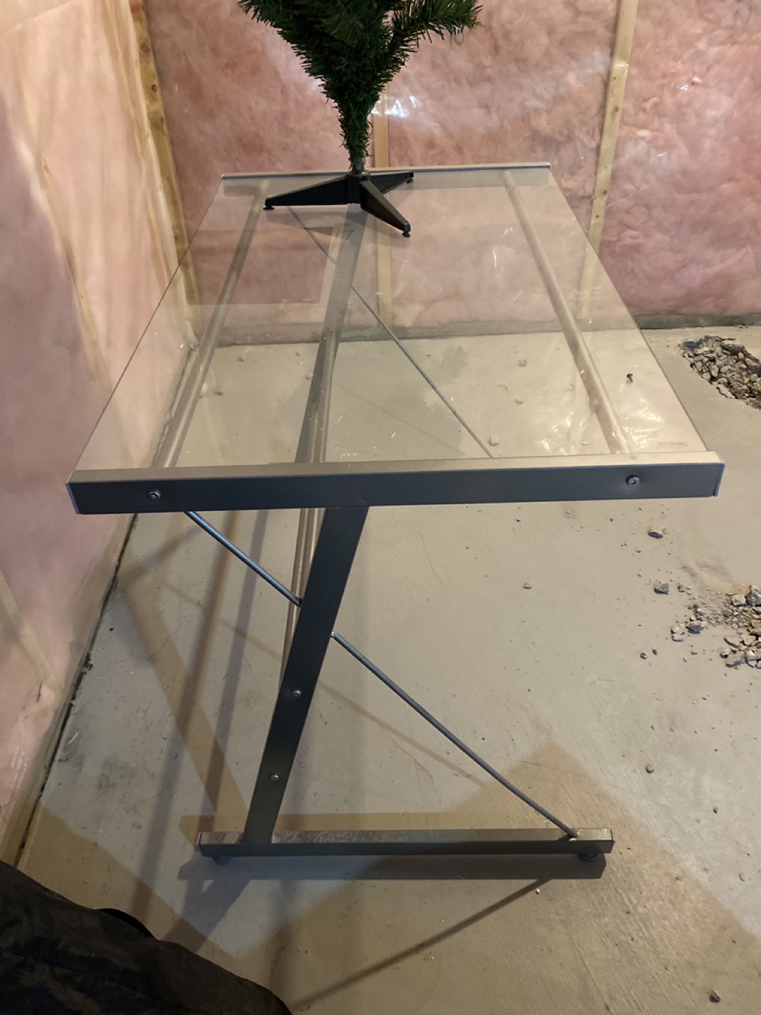Glass Top Computer Desk - photo 2
