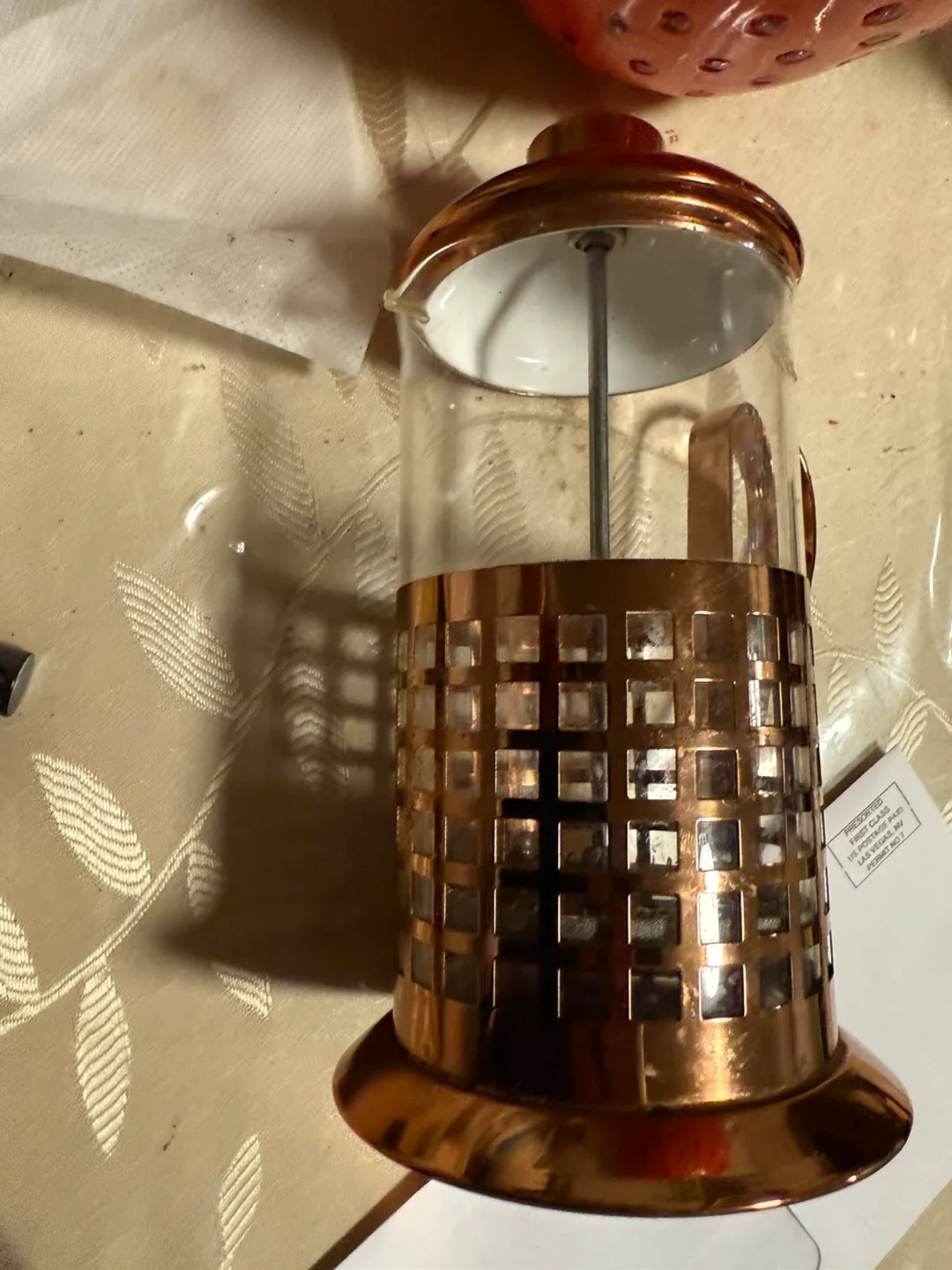 Copper French Press Coffee Maker image indicator(5)