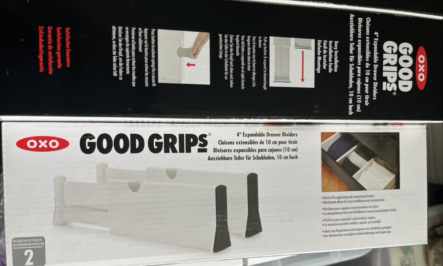 OXO Good Grips Expandable drawer dividers - photo 2