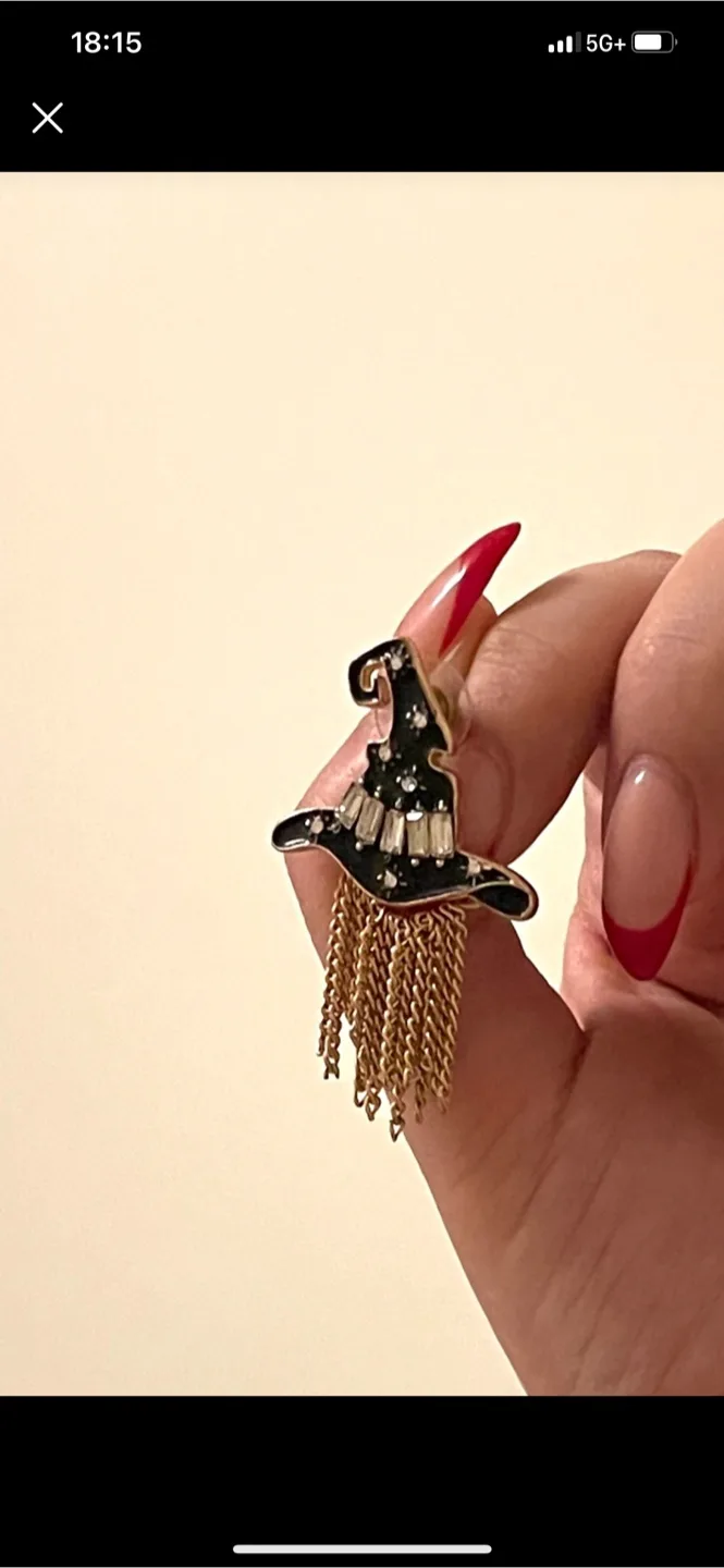 Witch hat earrings🎃 image indicator(3)