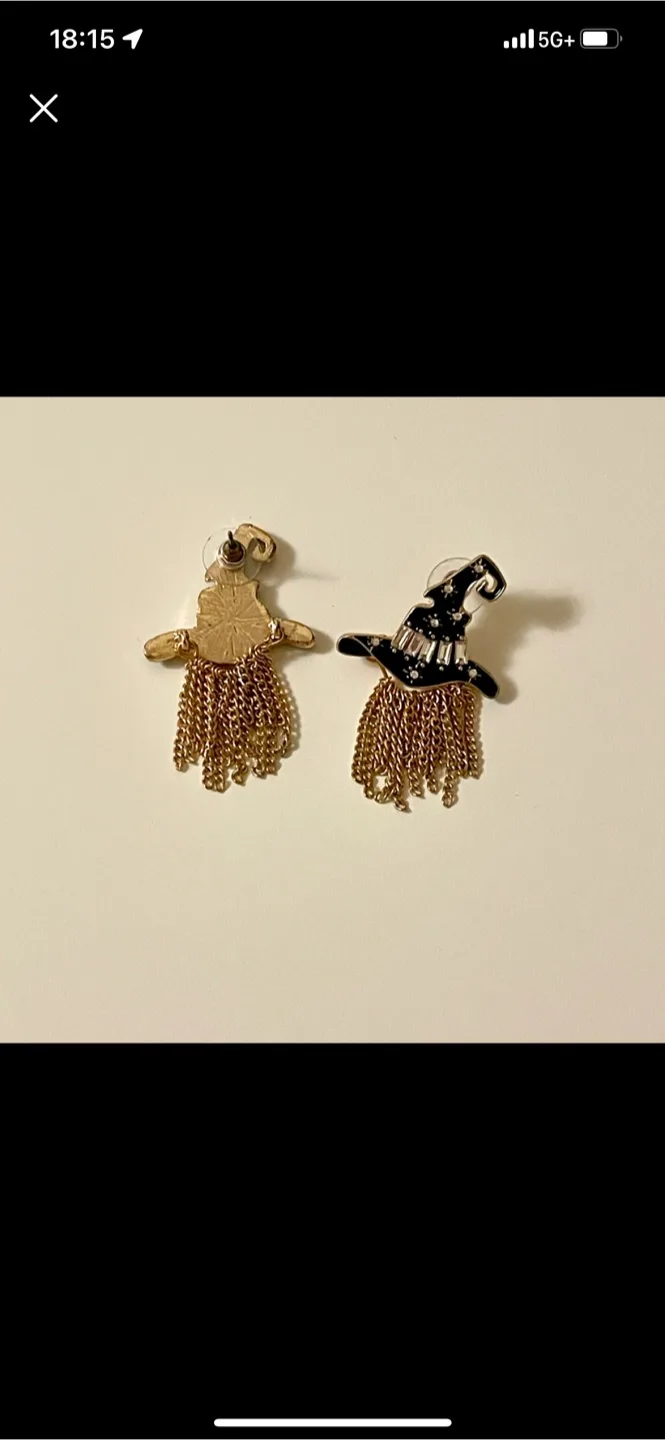 Witch hat earrings🎃 image indicator(2)