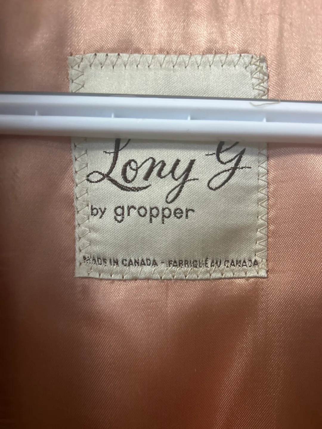 Vintage Lony G by Gropper Suede Coat with Faux Fur Collar image indicator(2)