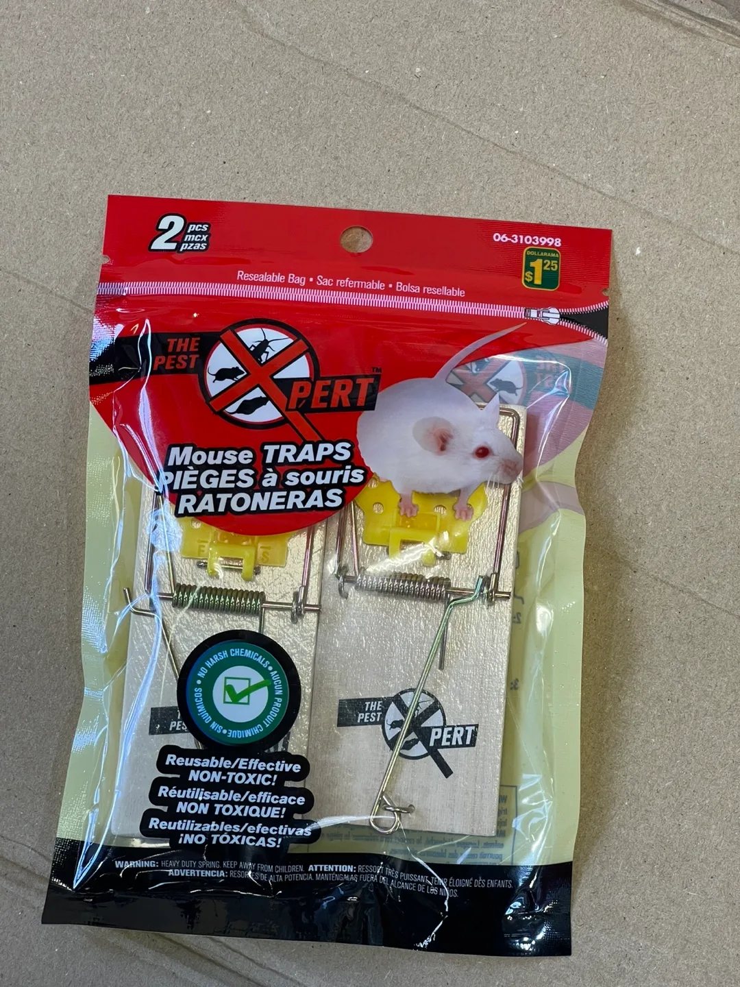 2 Pack The Pest Xpert Mouse Traps thumbnail