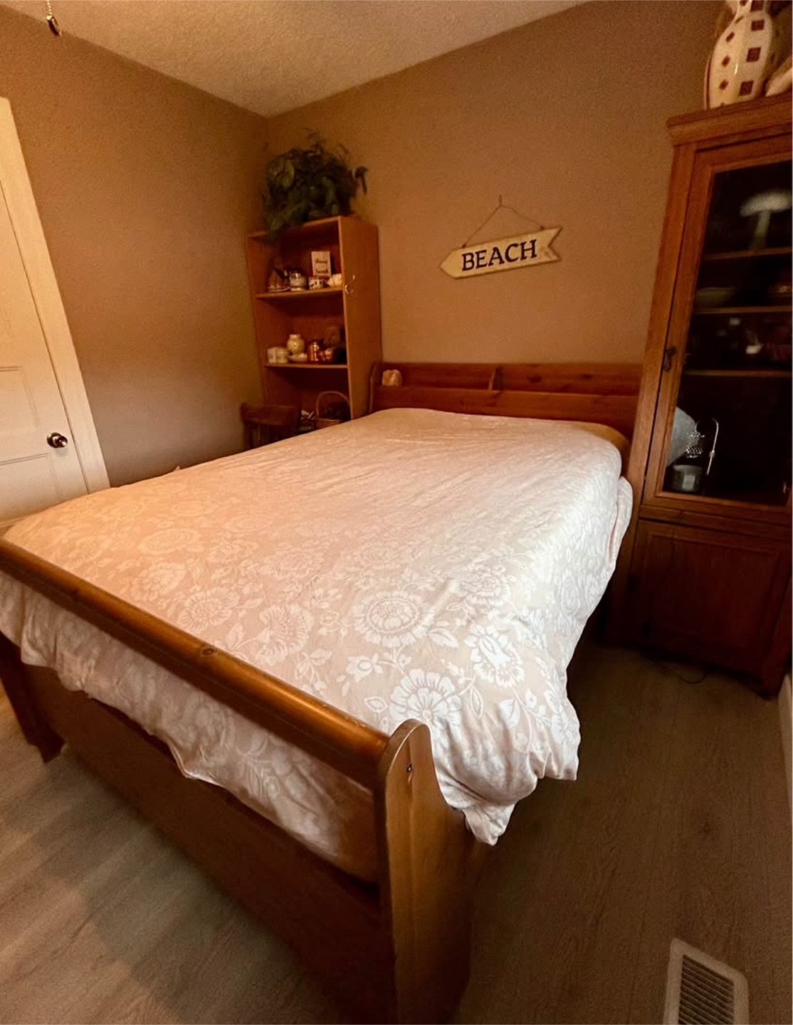 Double Bed Frame with Headboard Storage - photo 2