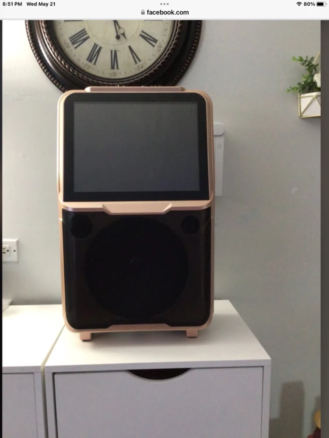 Portable Karaoke Machine with Screen thumbnail