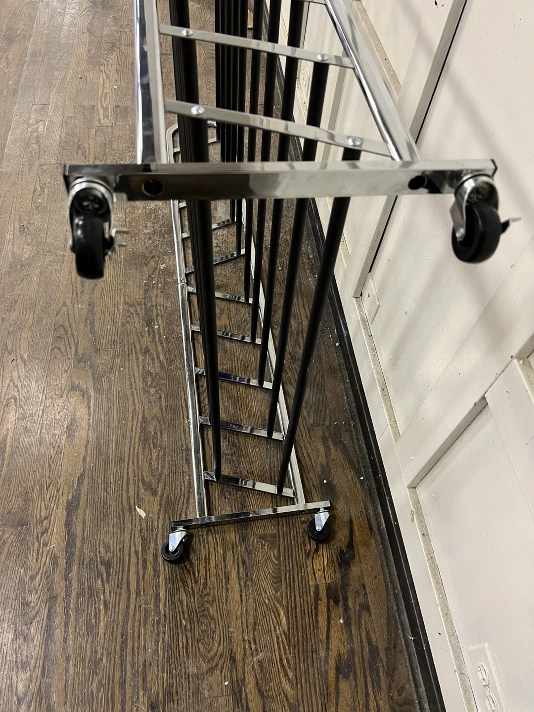 Chrome Rolling Shoe Rack - photo 4