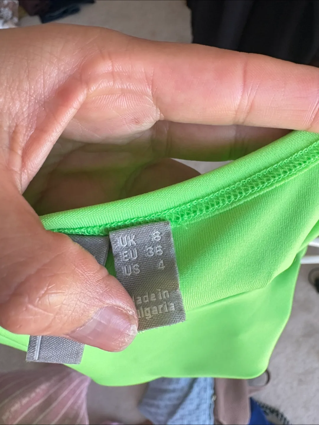 ASOS Lime Green Cut-Out Bodysuit Size 4 image indicator(4)