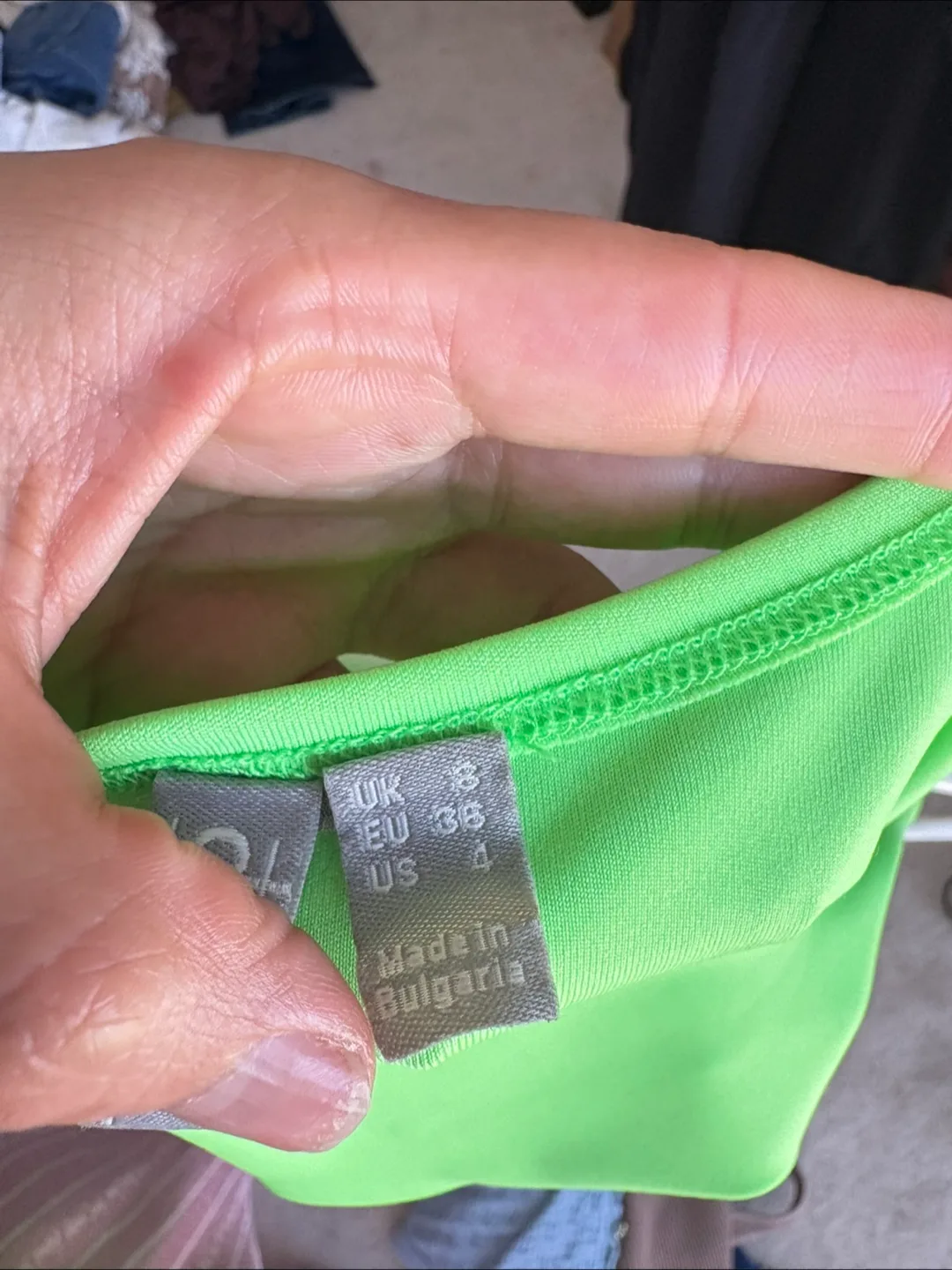 ASOS Lime Green Cut-Out Bodysuit Size 4 image indicator(5)