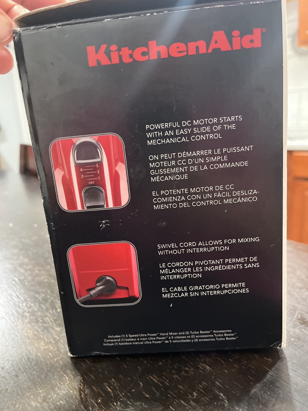 KitchenAid Ultra Power Hand Mixer - Red - photo 2