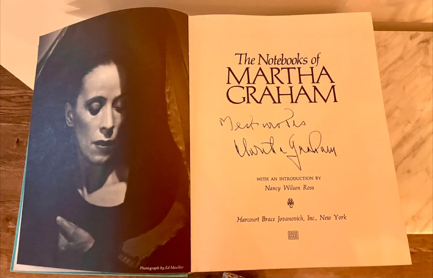 Signed Martha Graham Notebooks thumbnail