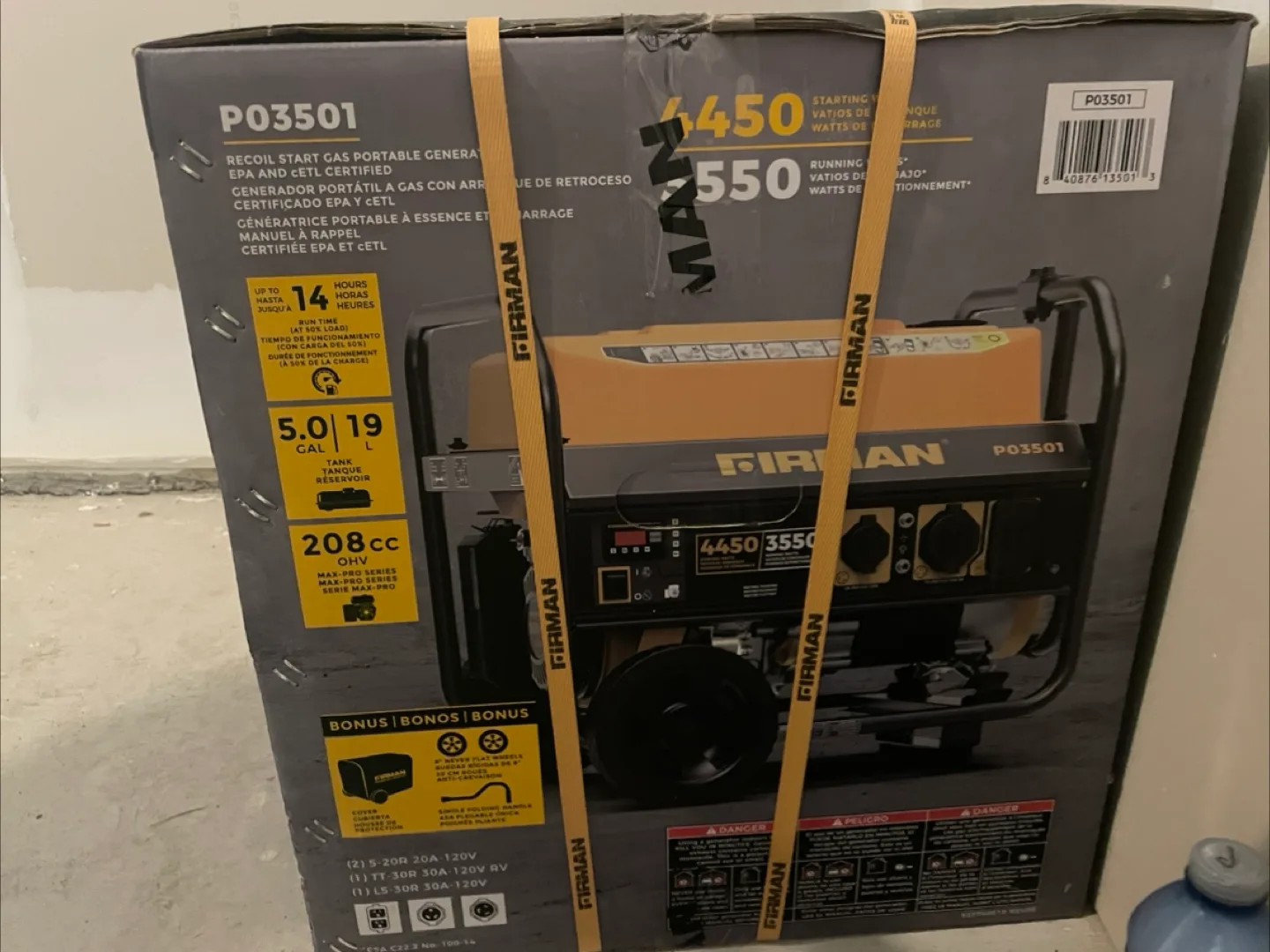 Price Negotiable Firman P03501 4450/3550-Watt Portable Generator image indicator(3)