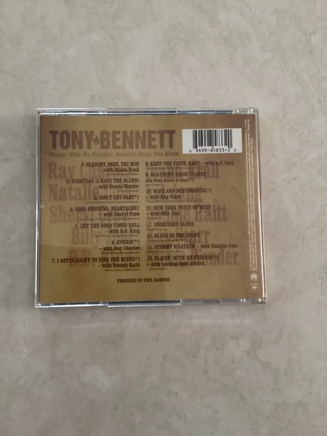 CD - TONY BENNETT PLAYIN WITH MY FRIENDS image indicator(3)