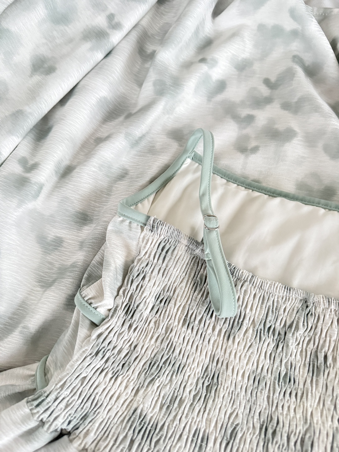 Sage Green Sleeveless Midi Dress - photo 3