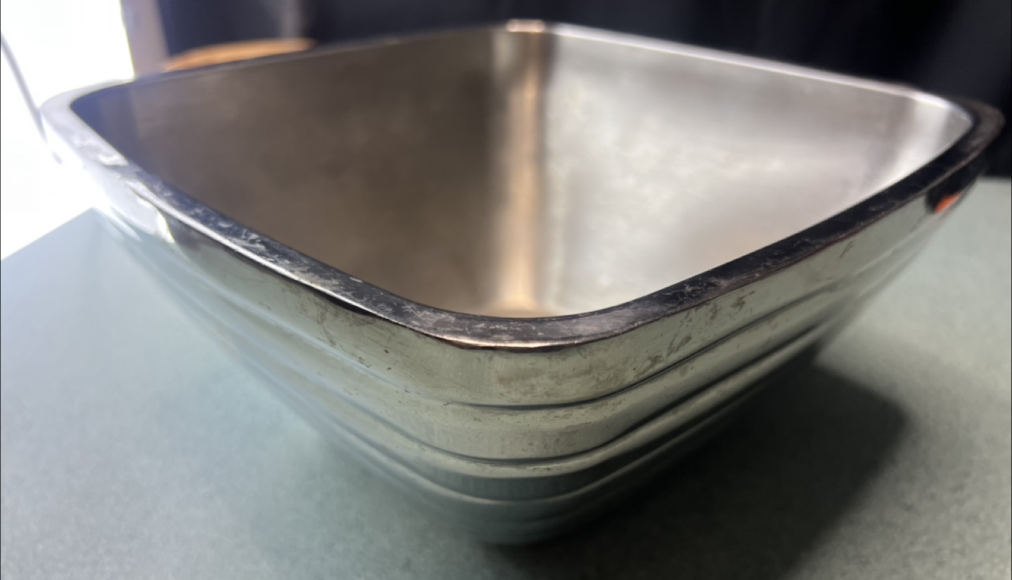 Vollrath 18-8 Stainless Steel 47675 INSULATED Square Bowl