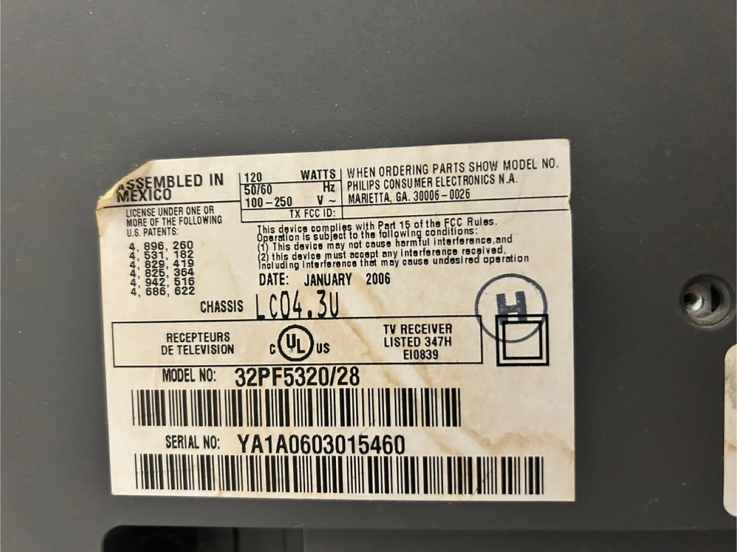 Philips 32PF5320/28 32-inch LCD HDTV image indicator(2)