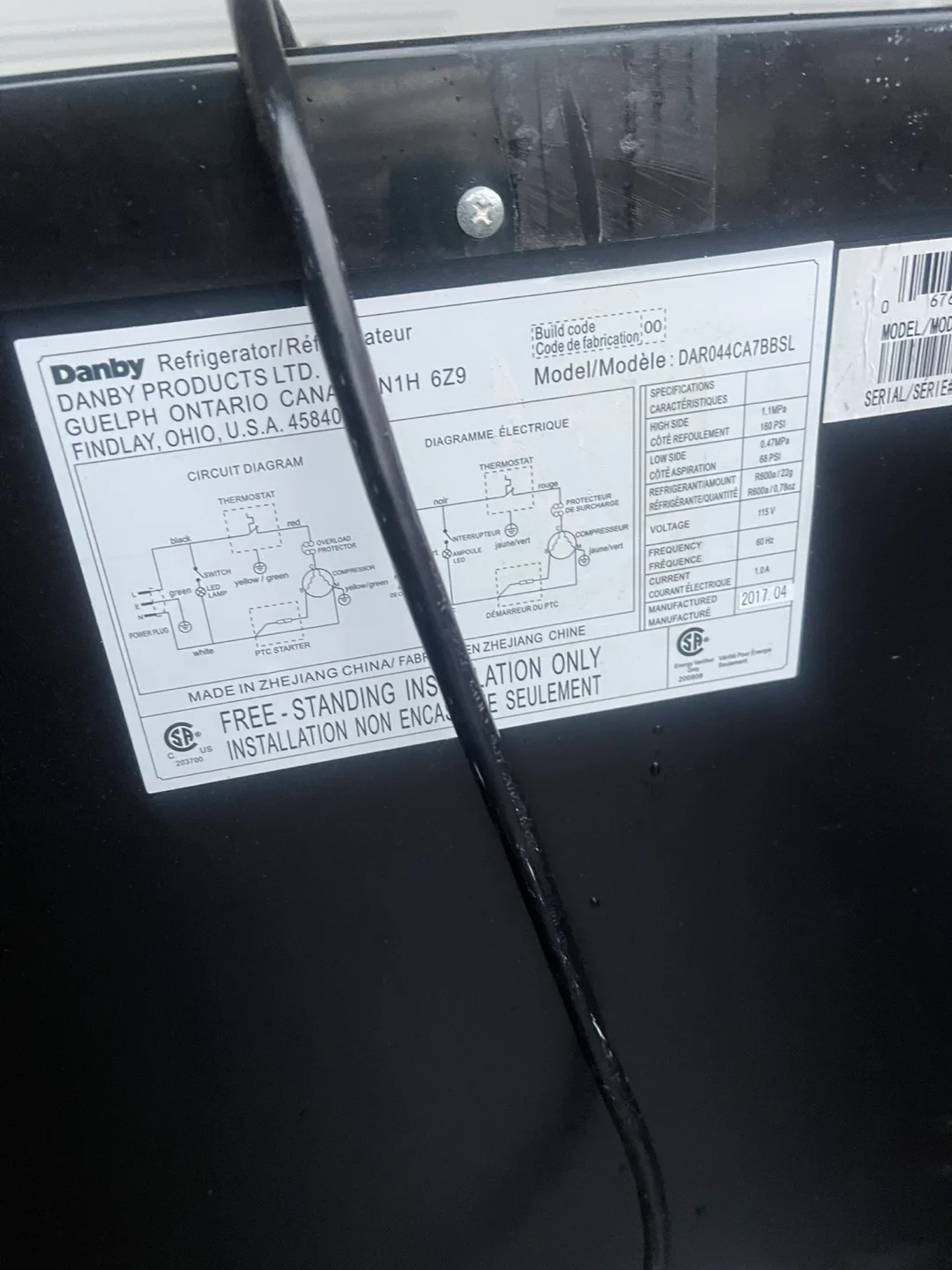 Mini Fridge - Black image indicator(6)