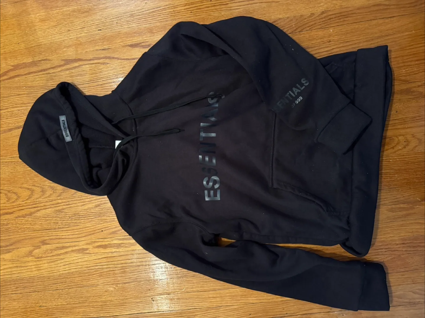 Fear of God Essentials Black Hoodie thumbnail