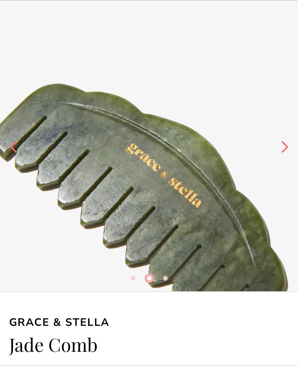 ✨✨Grace & Stella Jade Comb Scalp Massager image indicator(3)