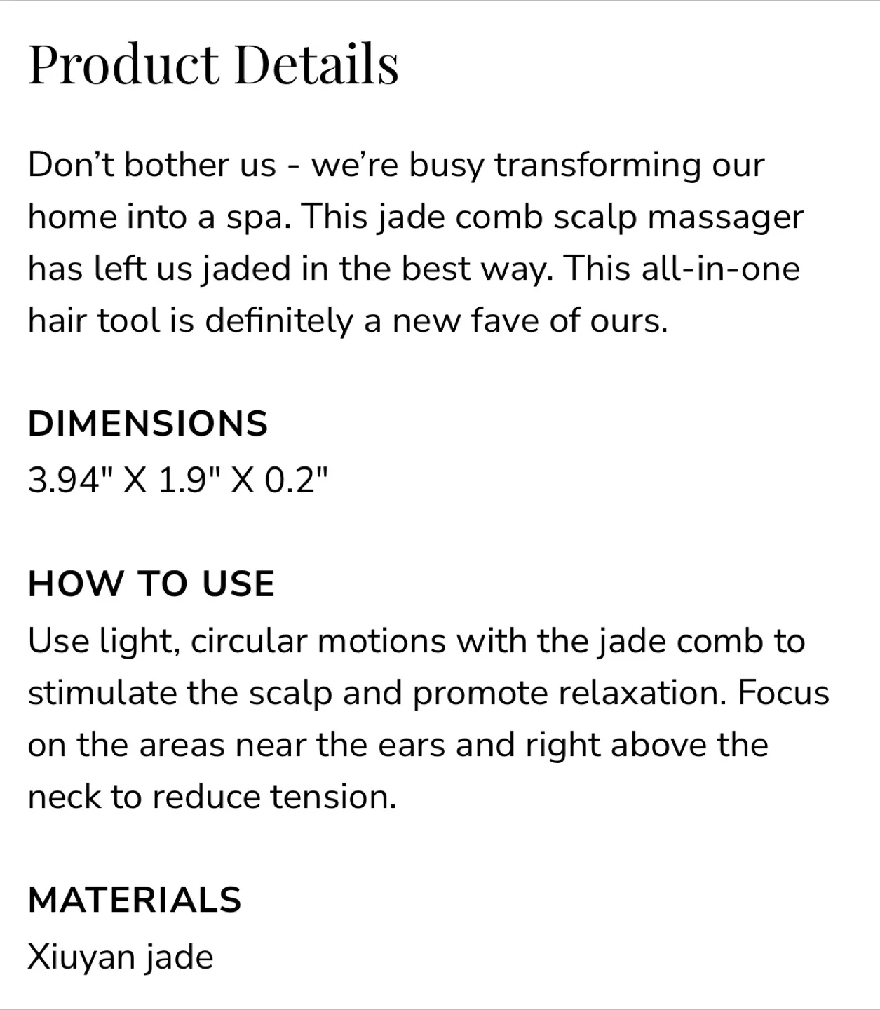 ✨✨Grace & Stella Jade Comb Scalp Massager image indicator(2)