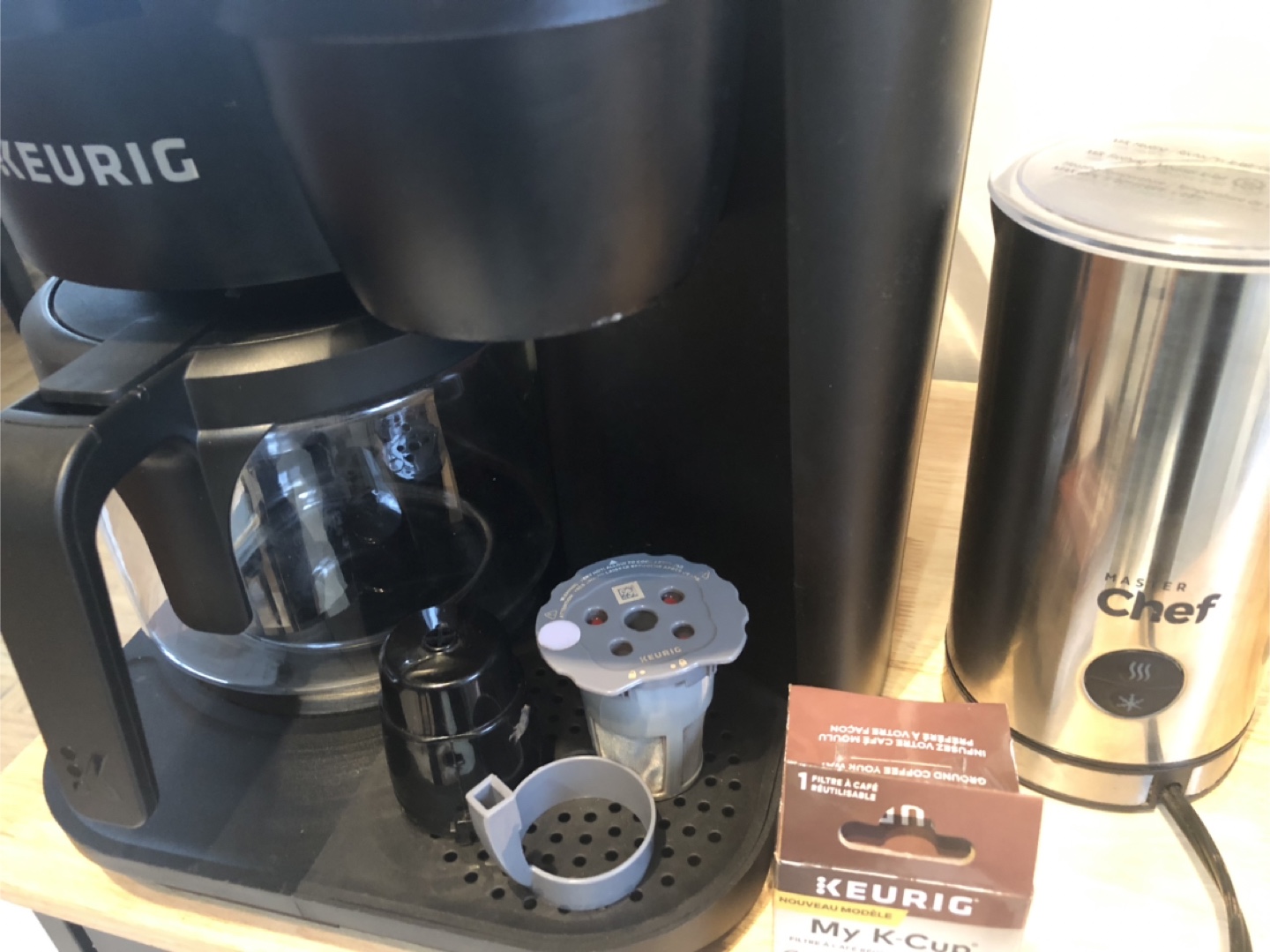 Keurig K-Cup Coffee Maker with Reusable Filter