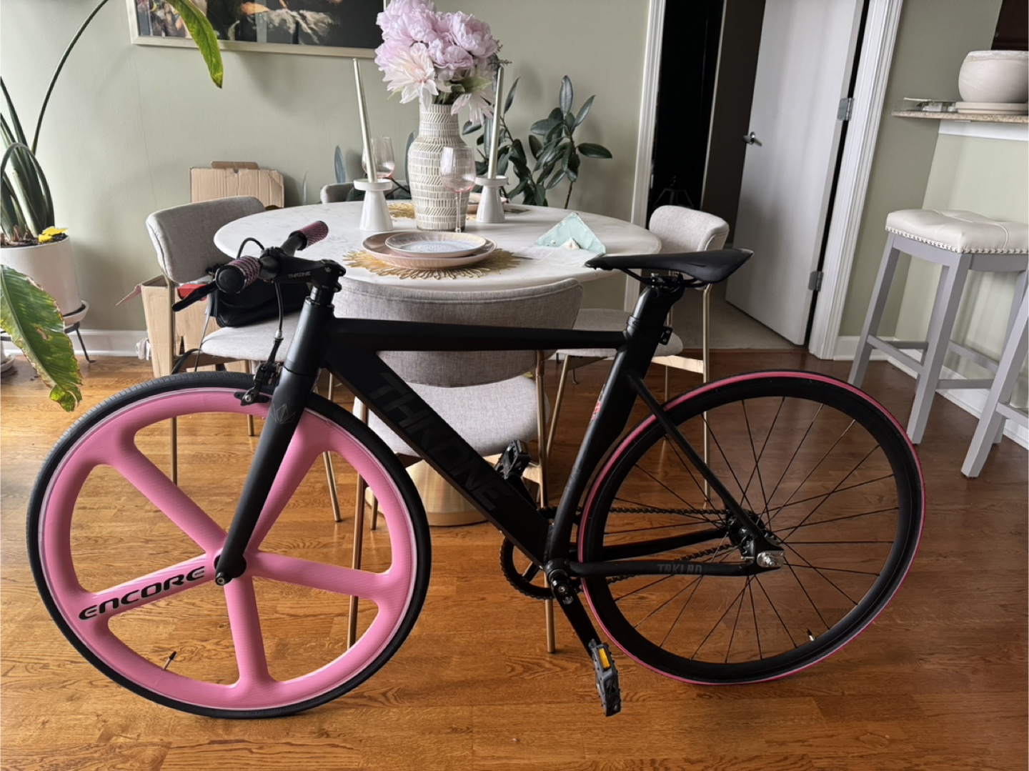 Trione Encore Track Bike - Pink & Black - photo 2