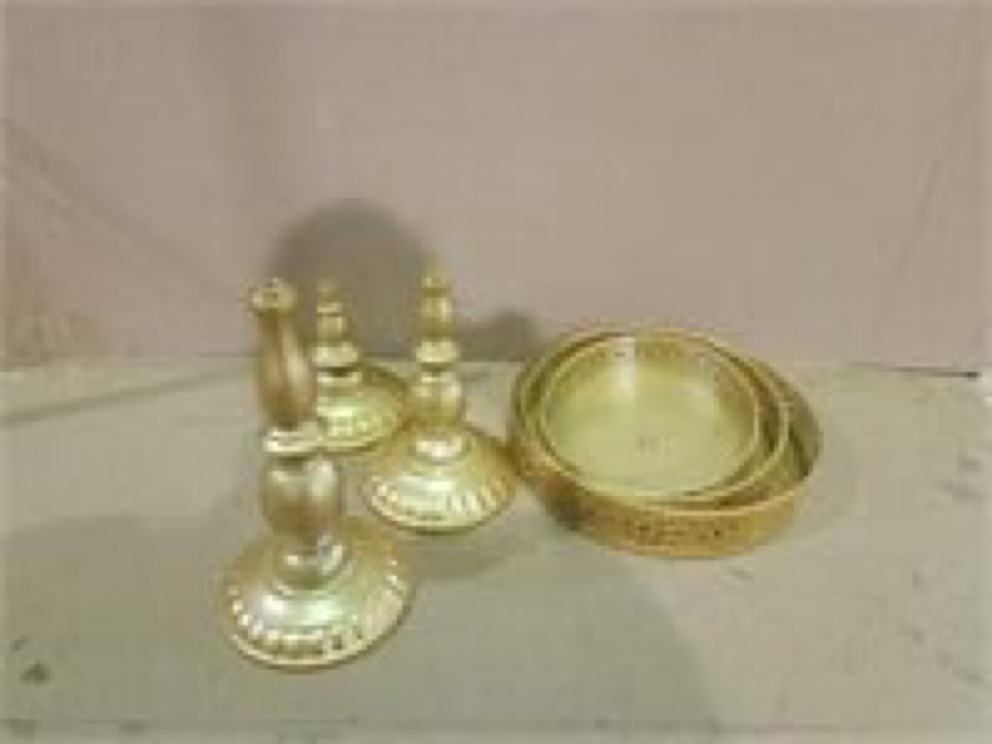 Gold Metal Cake Stands for bithday - photo 2