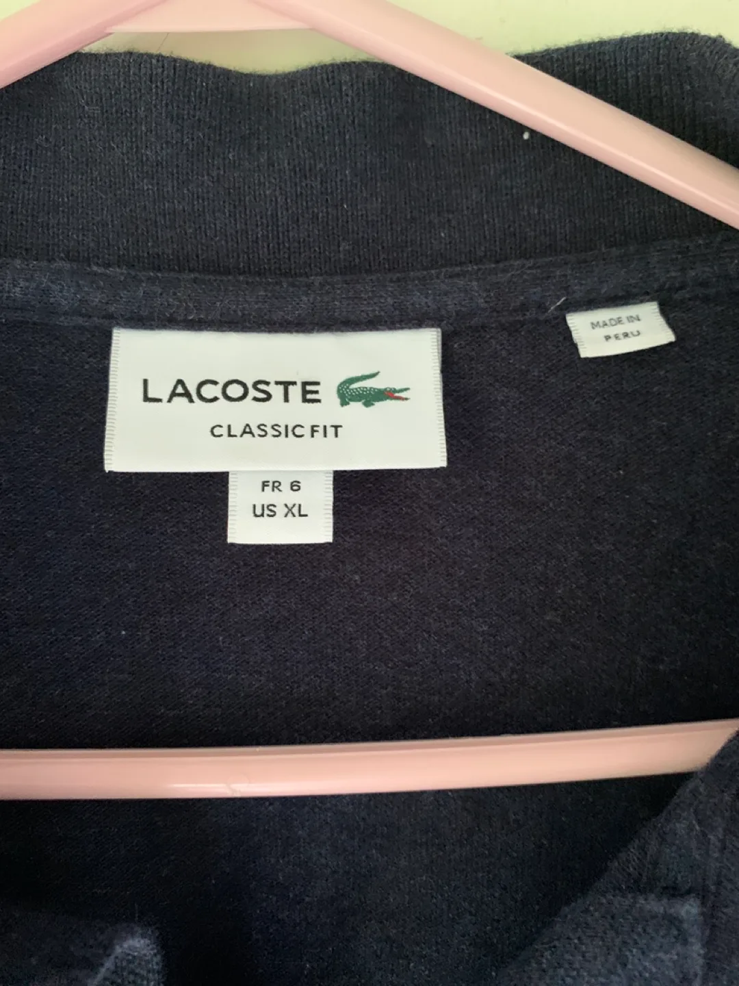 Lacoste Classic Fit Men's Polo Shirt - Size XL image indicator(2)