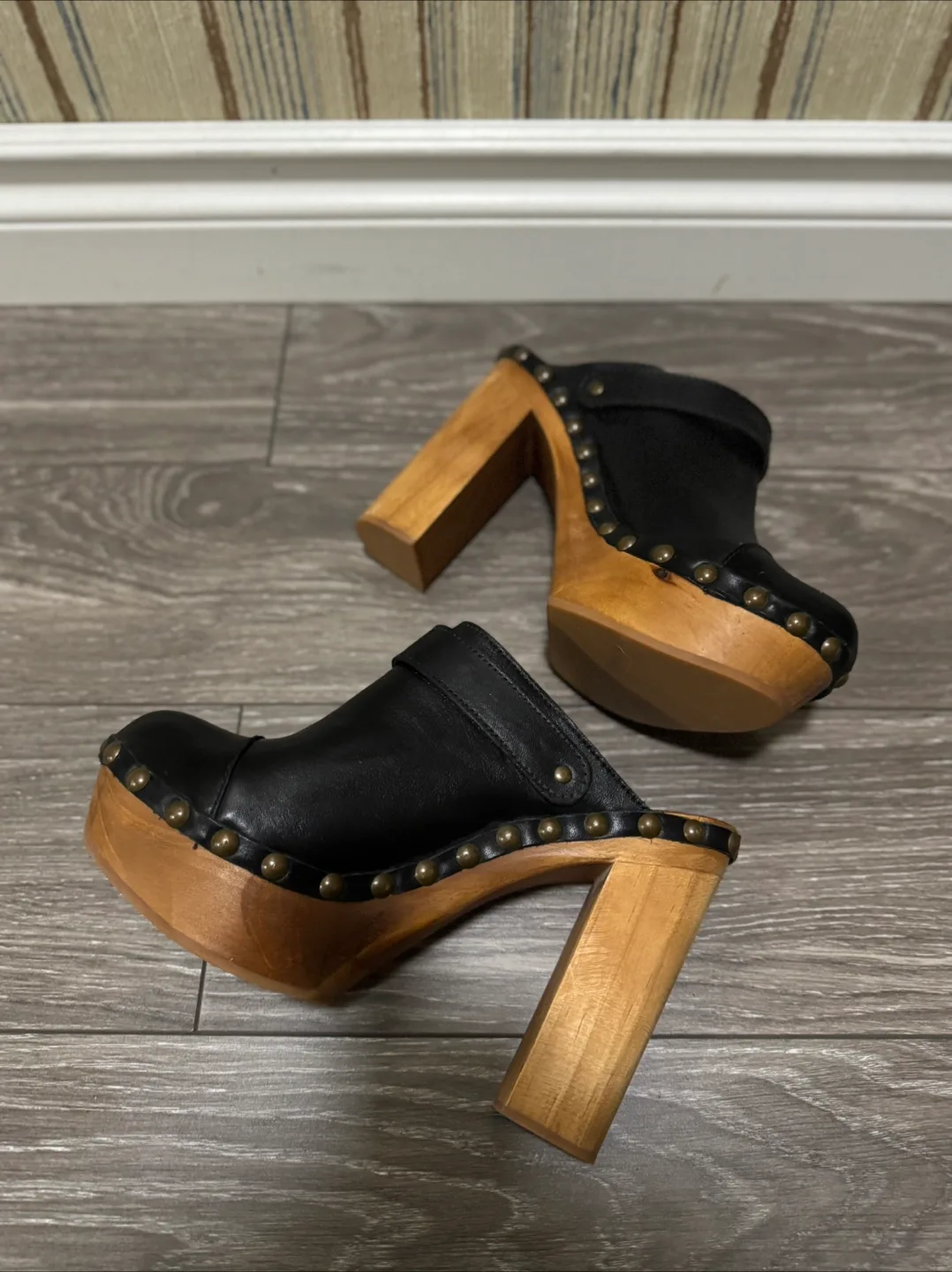 Jeffrey Campbell WOODIES platform Clogs (Gently Used) image indicator(5)