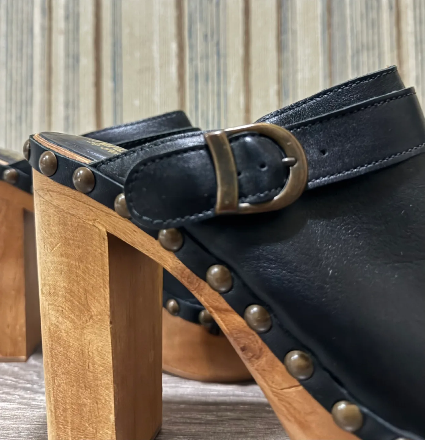 Jeffrey Campbell WOODIES platform Clogs (Gently Used) image indicator(3)