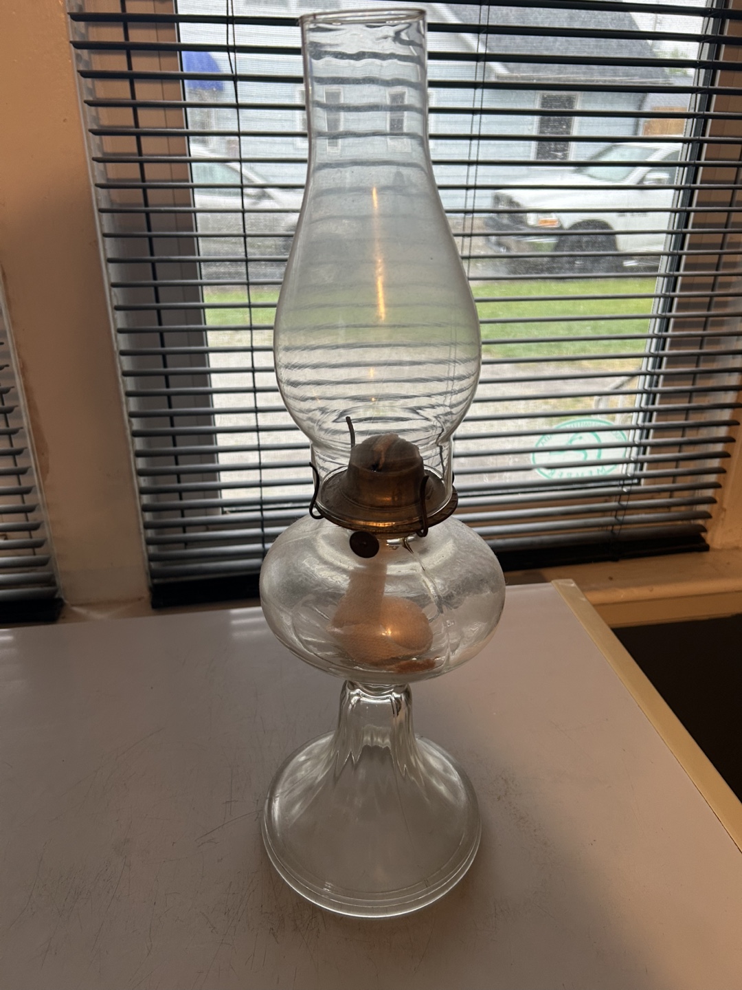 Antique Oil Lamp