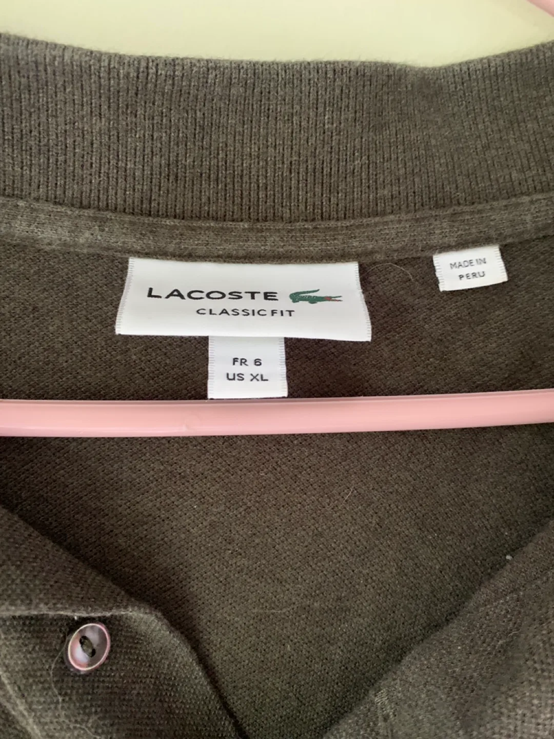 Men's Lacoste Classic Fit Polo Shirt - Size XL image indicator(2)