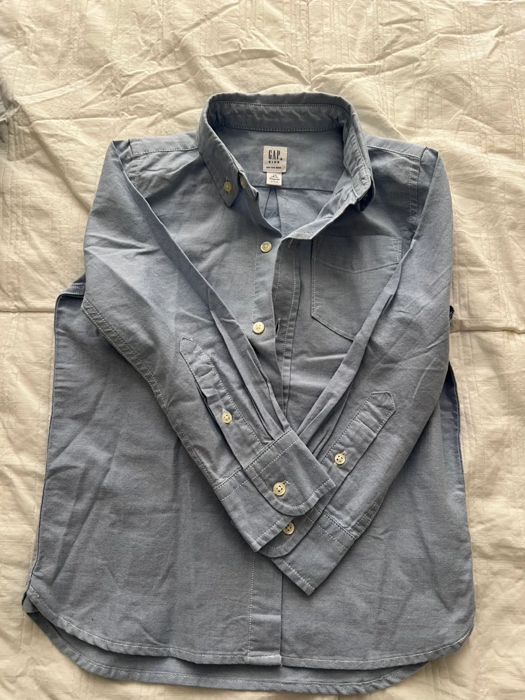 GAP Kids Boys Oxford Shirt - Size XS (4-5) thumbnail
