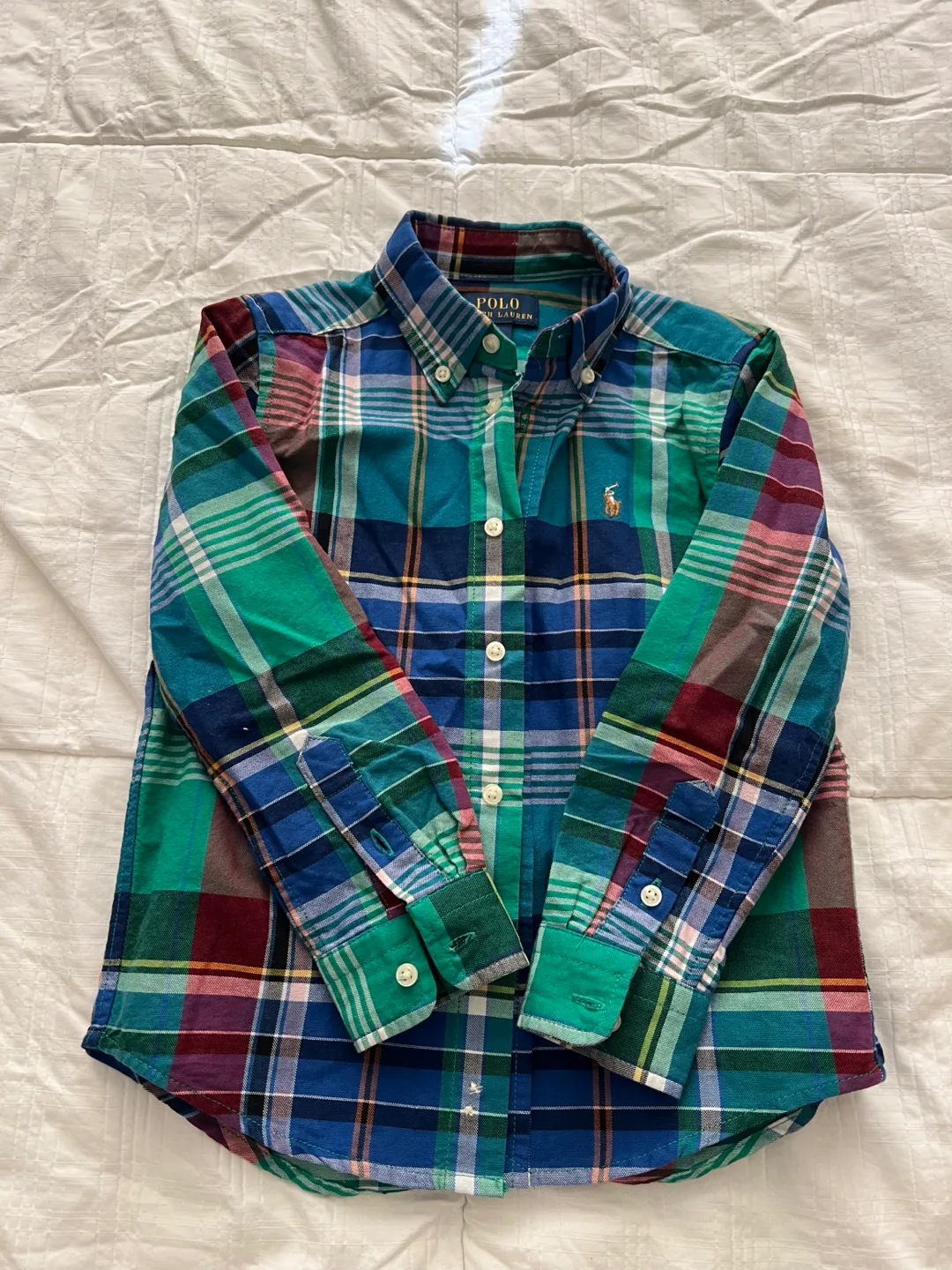 Polo Ralph Lauren Boys Plaid Long Sleeve Shirt thumbnail