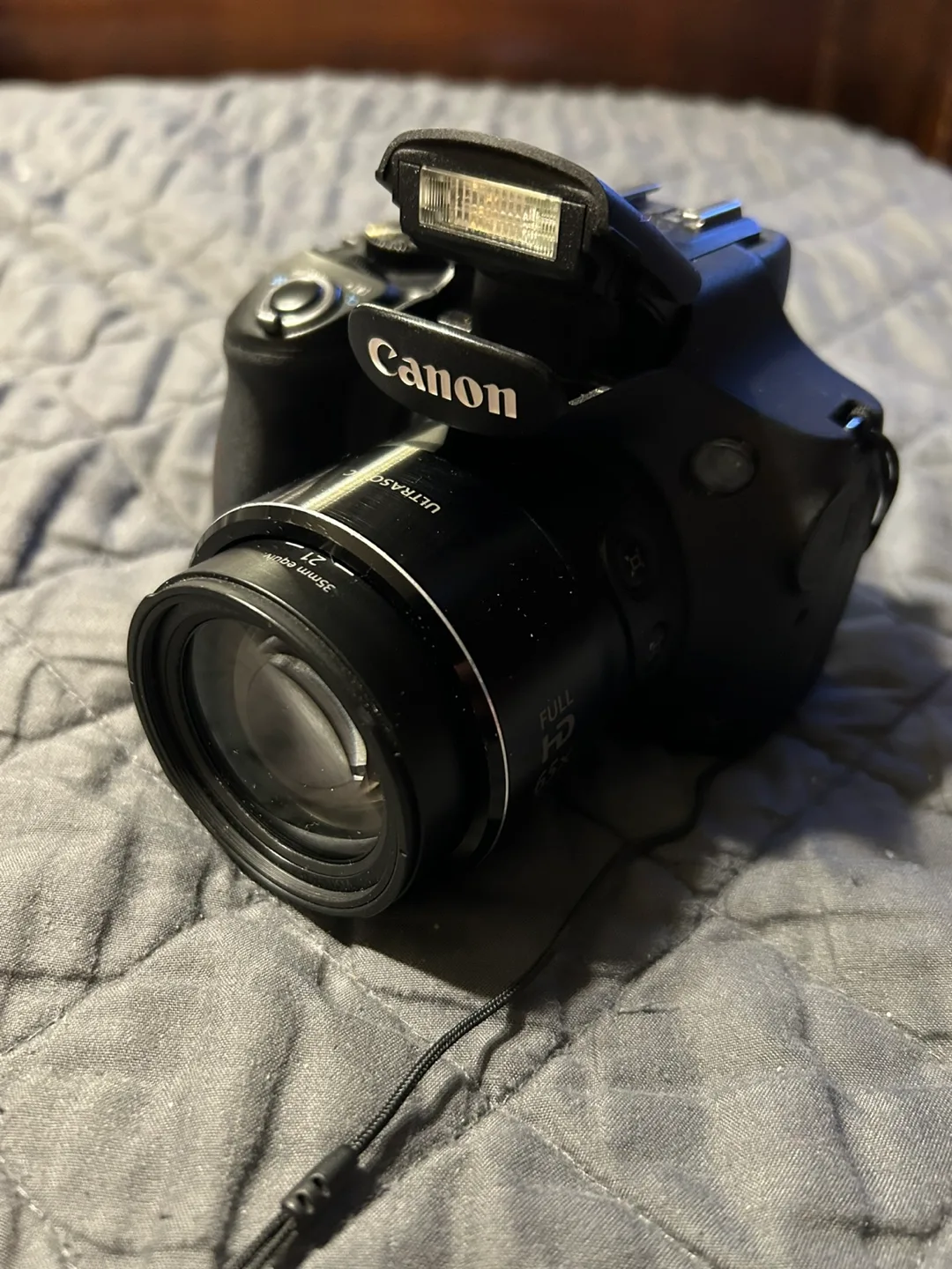 Canon PowerShot SX60 HS 16.1MP Wi-Fi Digital Camera - Black image indicator(8)