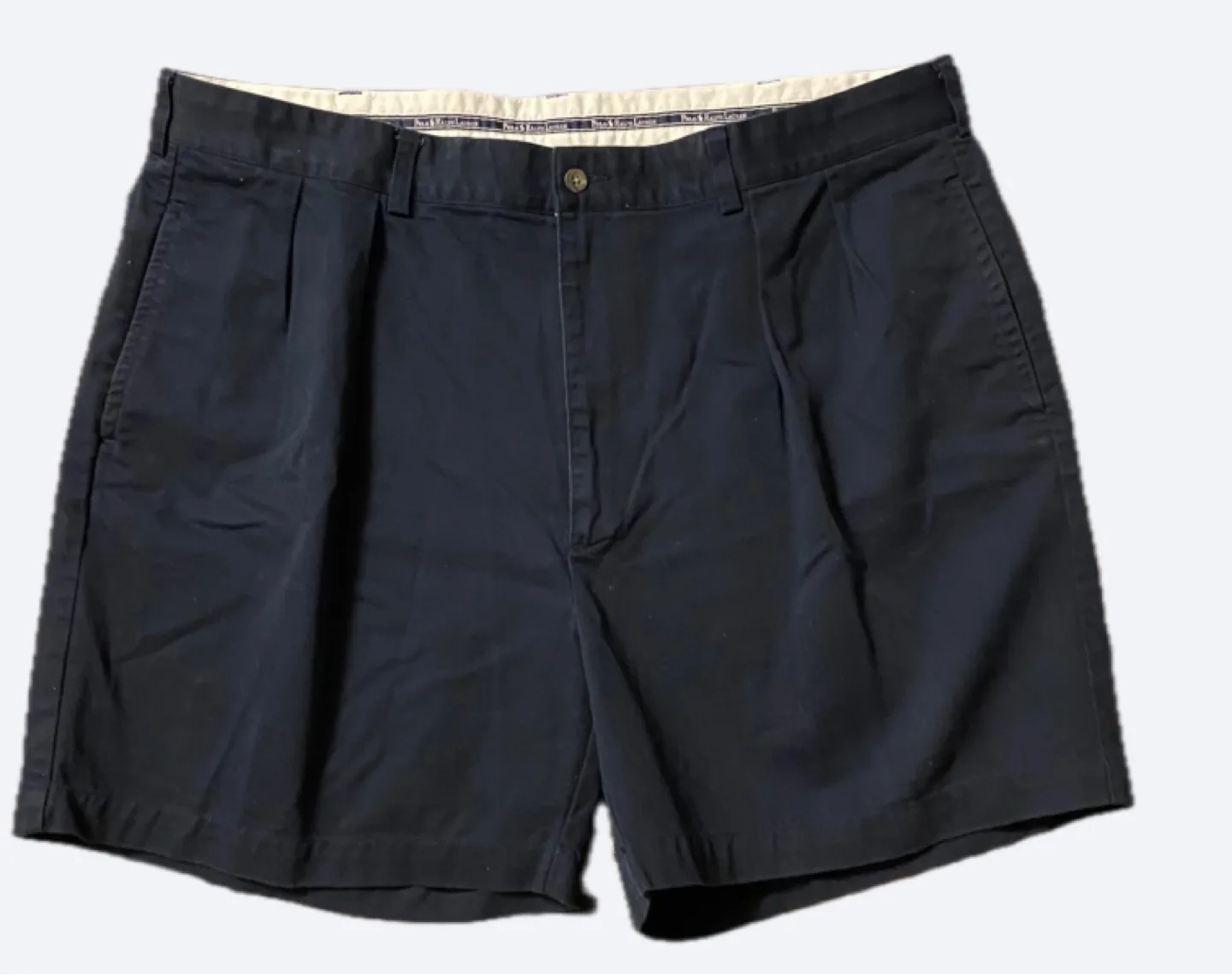 Men's Polo Ralph Lauren Navy Pleated Shorts Size 42 image indicator(2)