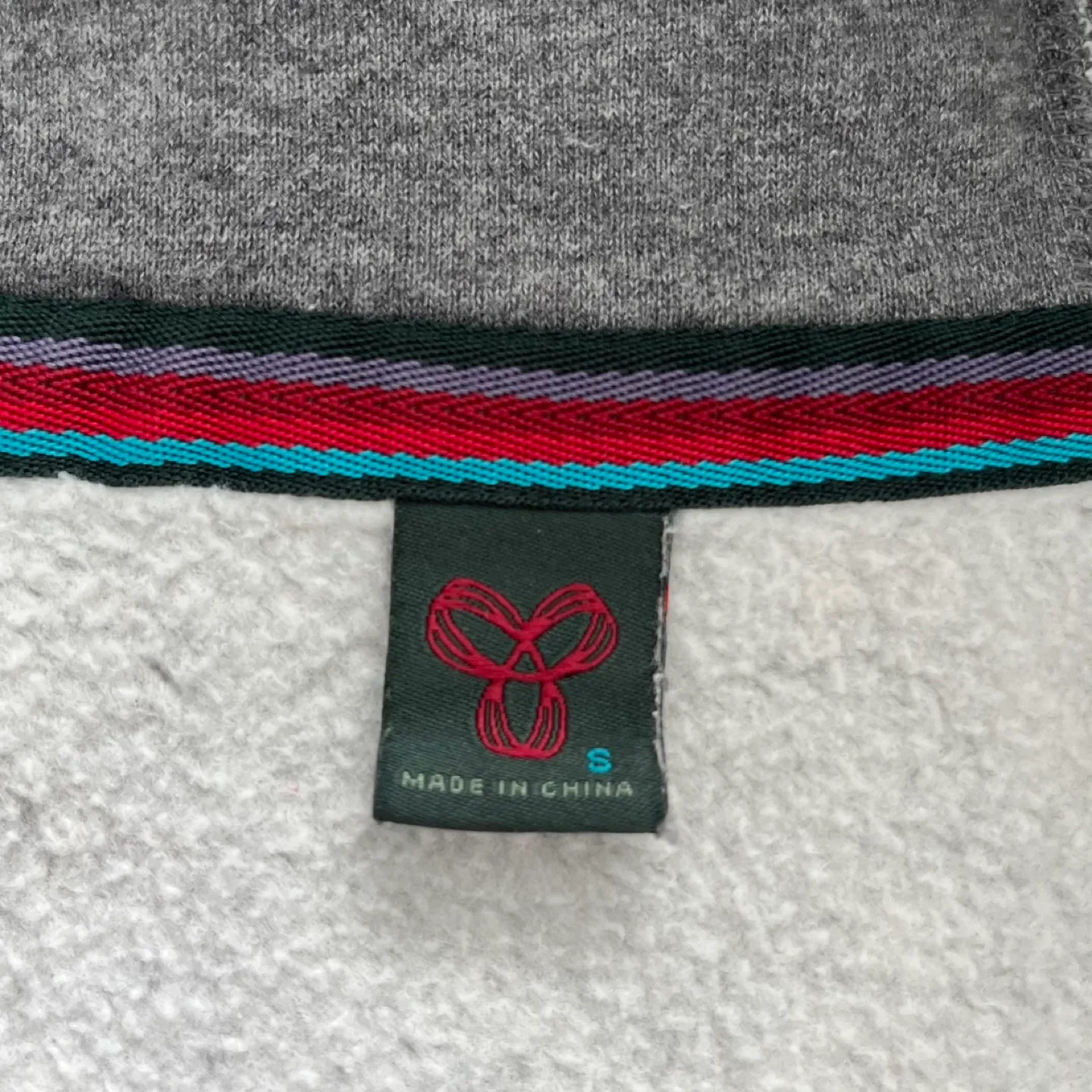 Aritzia TNA Long Length Grey Zip Up Drawstring Hoodie image indicator(2)