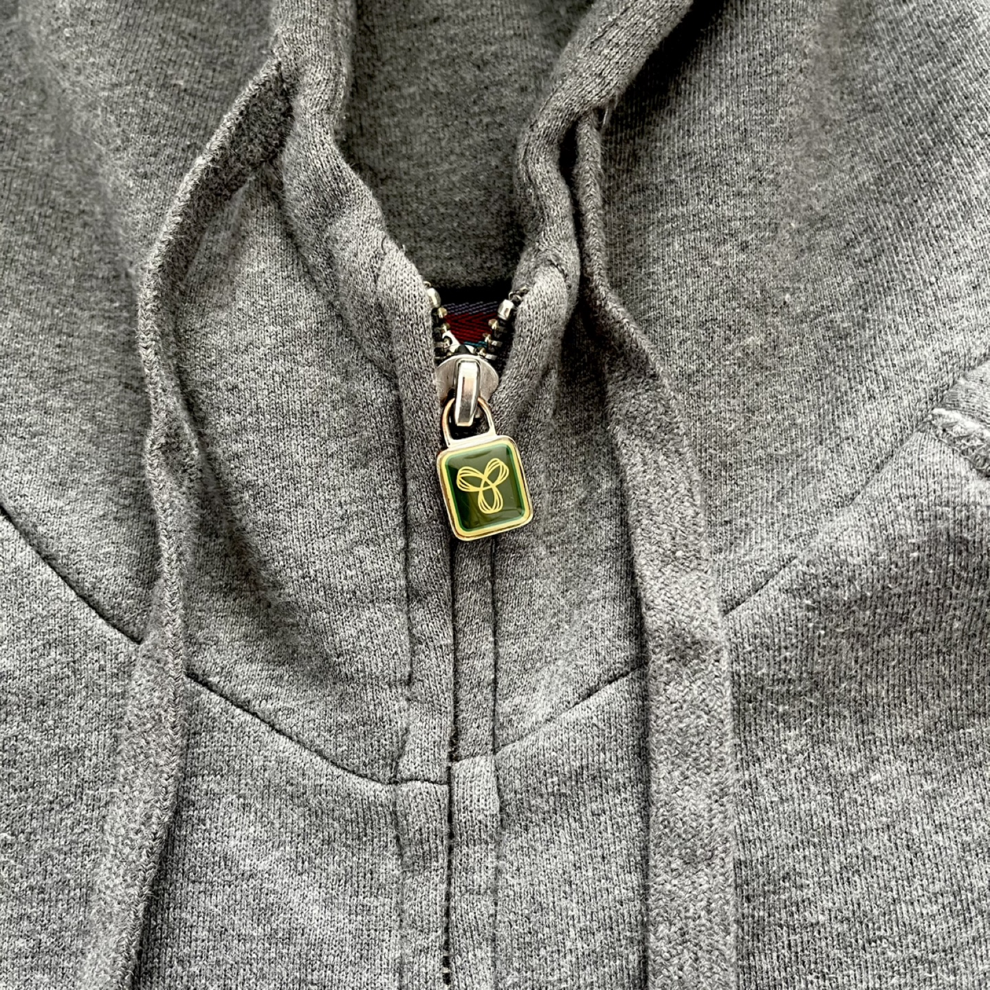 Aritzia TNA Long Length Grey Zip Up Drawstring Hoodie - photo 5
