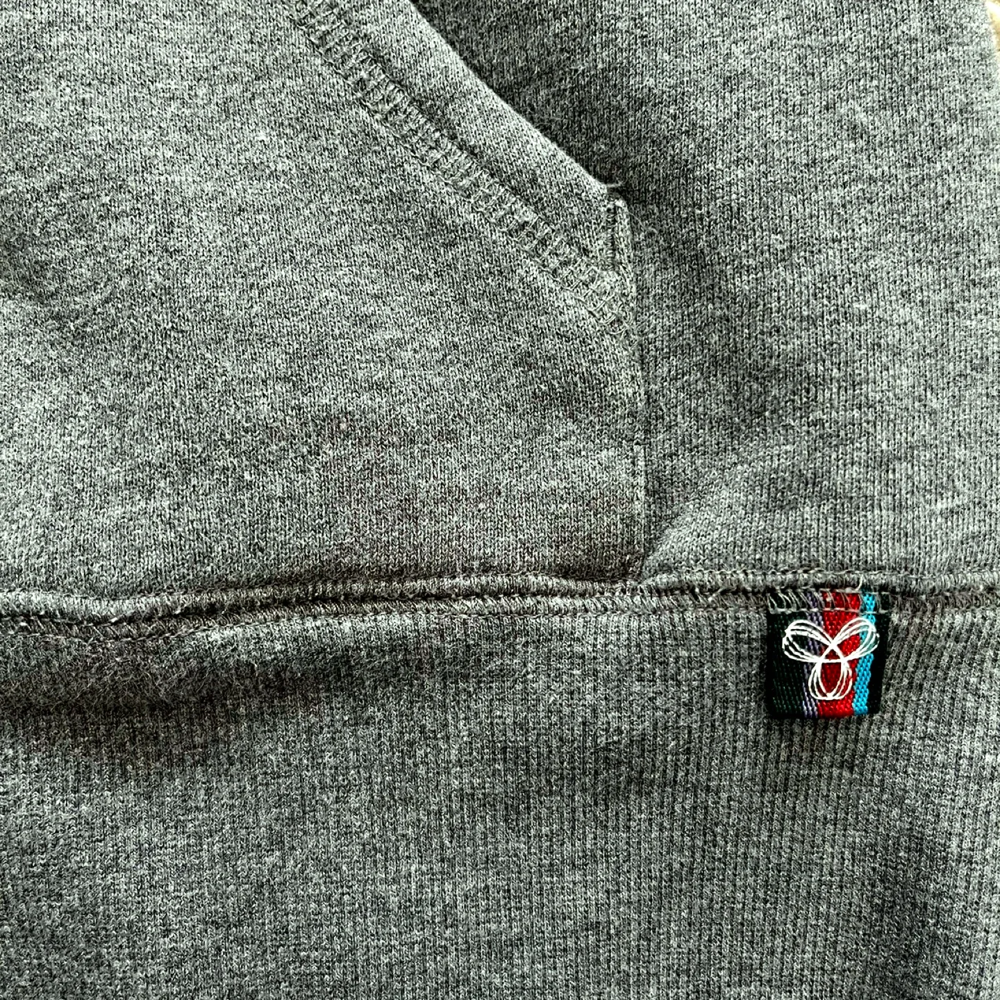 Aritzia TNA Long Length Grey Zip Up Drawstring Hoodie image indicator(6)