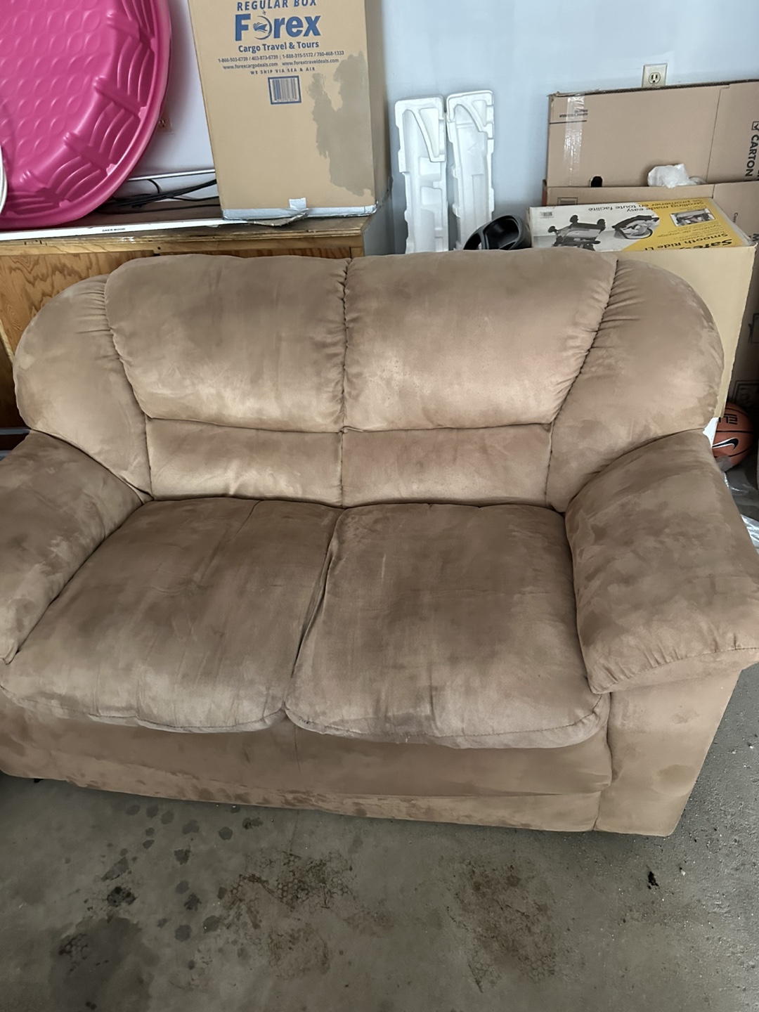 Microfiber Loveseat