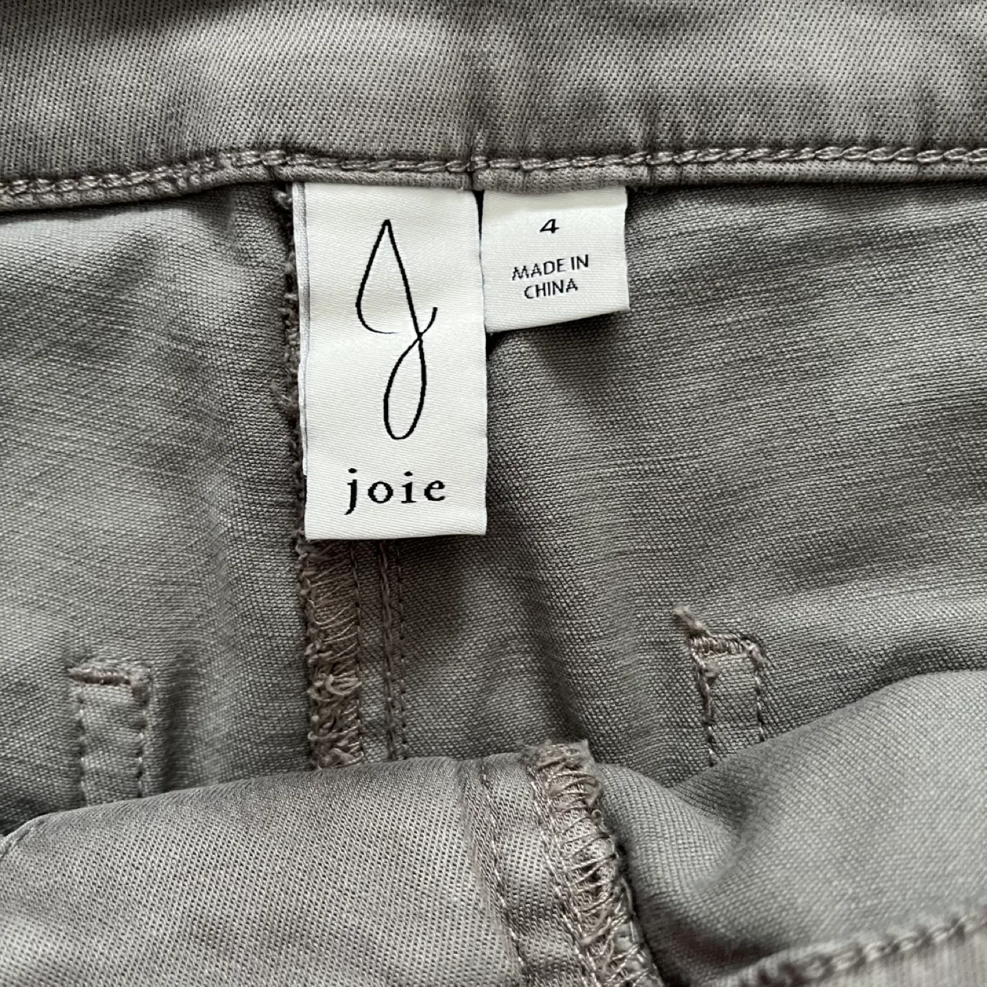 Joie Women's Size 4 Green Wide Leg Cropped Pants image indicator(2)