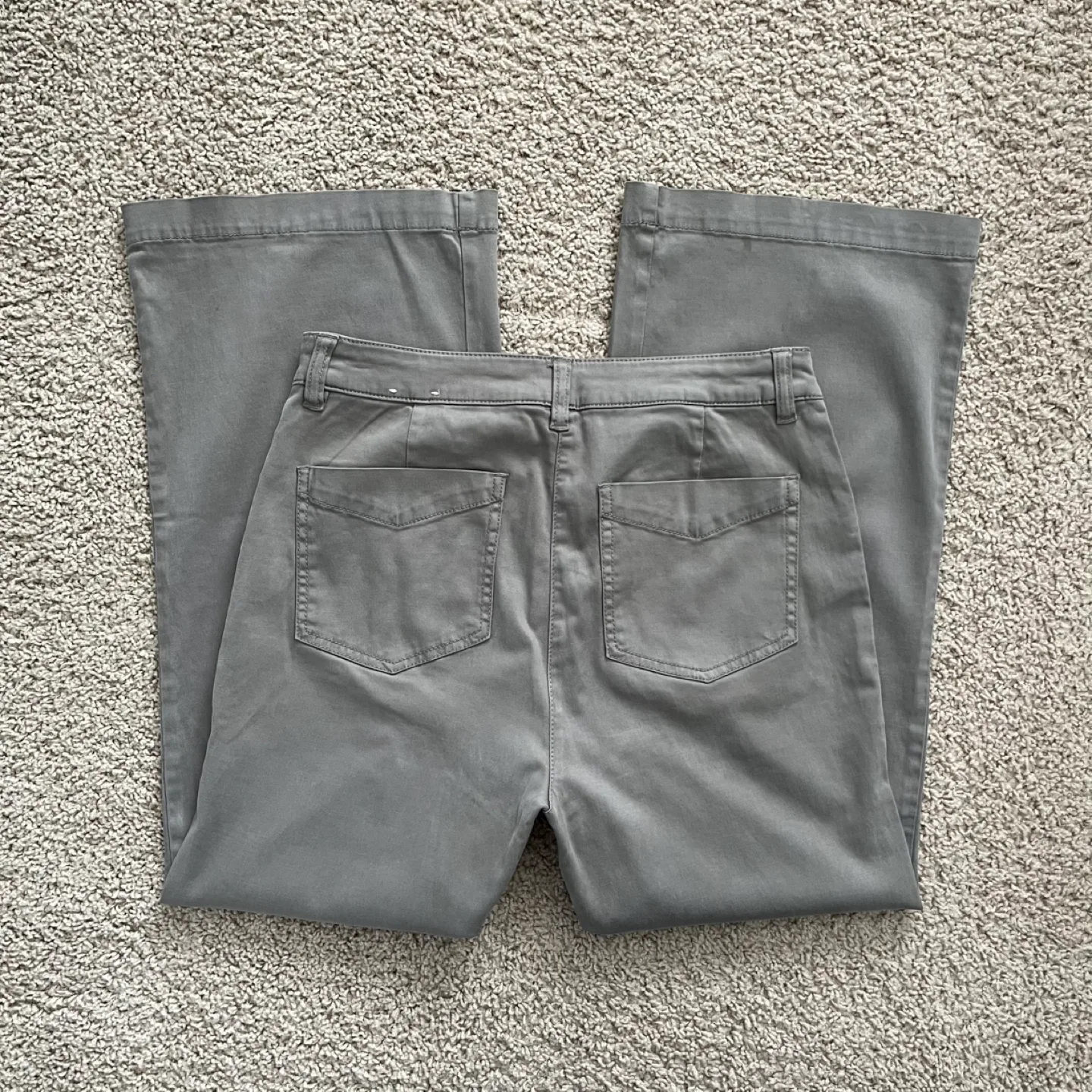 Joie Women's Size 4 Green Wide Leg Cropped Pants image indicator(5)