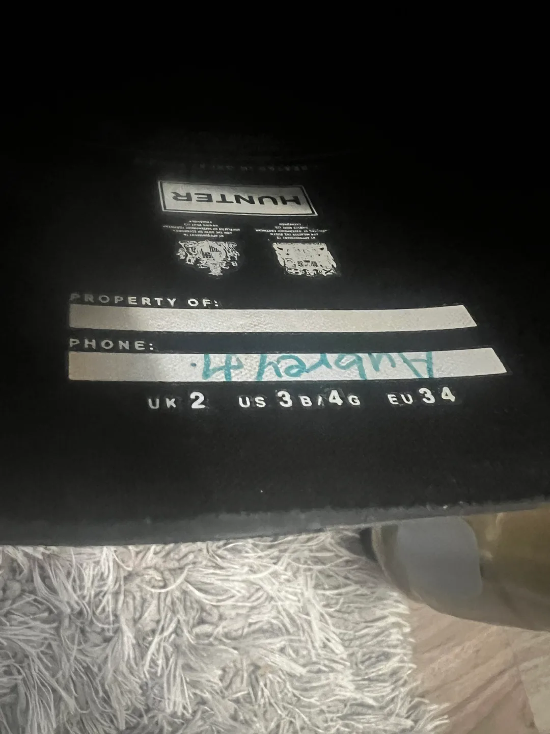 Hunter Kids' Metallic Gold Rain Boots - Size 2 image indicator(5)