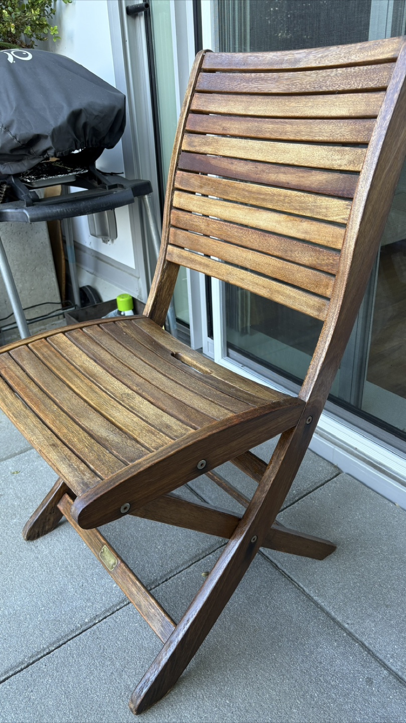 Acacia Wooden Chairs - photo 2