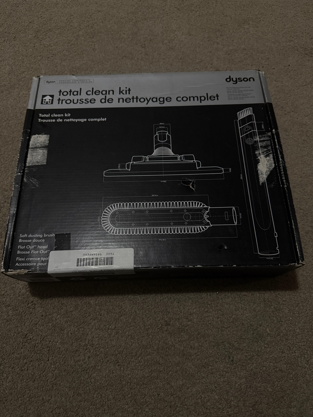 Dyson Total Clean Kit for Full-Size Vacuum Cleaners - photo 2