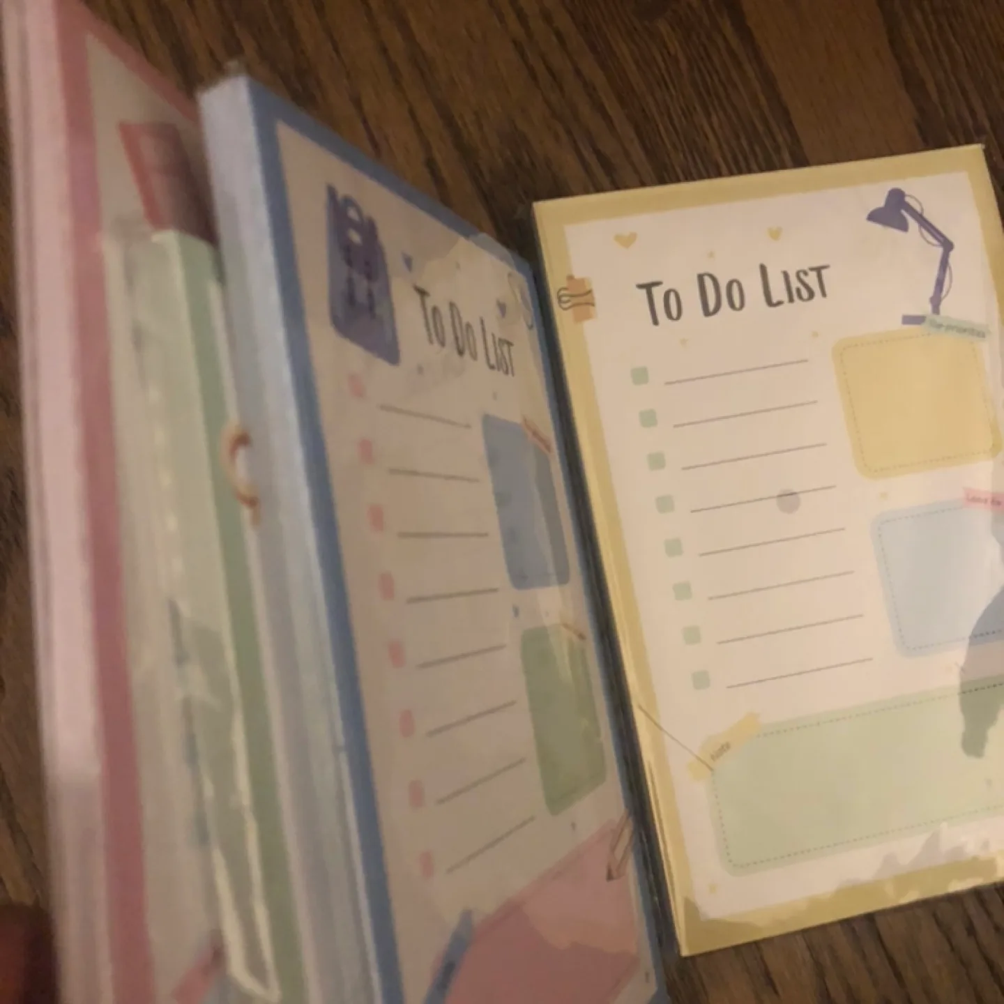 Sticky note To Do List Pads - Set of 4 image indicator(2)