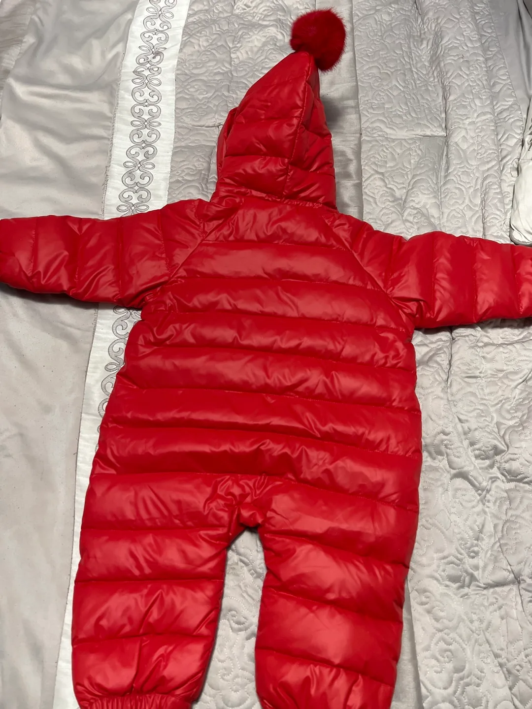 Infant Red Baby Snowsuit image indicator(2)